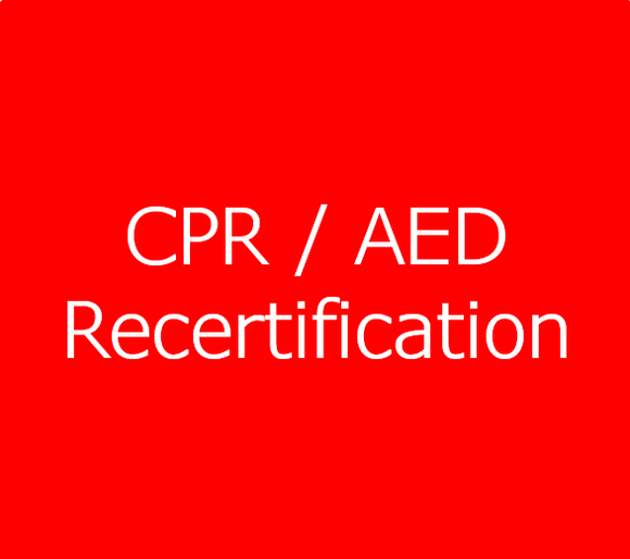 CPR/AED Level A or C - Recertification
