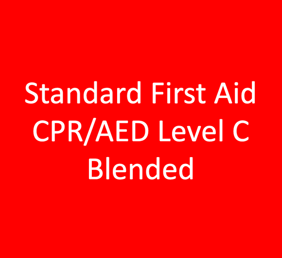 Standard First Aid CPR/AED Level C Blended