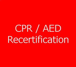 CPR / AED Level A or C - Recertification